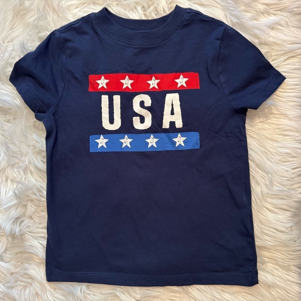 Oshkosh B’gosh‎ Boys USA Graphic T-Shirt Size XS 5